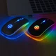 Мышь беспроводная SKY (A2) Black, аккумулятор, RGB - изображение 4
