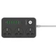 Удлинитель сетевой Ldnio SE3604, 6USB, 3 розетки, 1.6м, черный - изображение 1