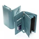 Женский кошелек из кожи Classic DR. BOND WMB-2M light-blue - изображение 2