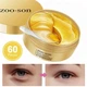 Гидрогелевые патчи под глаза антивозрастные ZOO:SON CAVIAR ELASTICITY HYDRATING EYE MASK с экстрактами черной икры осетра ирландского мха золотом 60 шт - изображение 1
