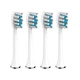 НАСАДКИ ДЛЯ УЛЬТРАЗВУКОВОЇ ЗУБНОЇ ЩІТКИ MEDICA + PROBRUSH 9.0 (ULTASONIC) White (4 ШТУКИ) - зображення 1