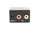 ЦАП Аудио конвертер декодер звука цифрового spdif optical coaxial в аналоговый 2.0 переходник с оптического аудиовыхода на тюльпаны ( AY18 USB ) - изображение 3