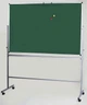 Дошка поворотна двостороння на колесах 90*120 см, крейда UkrBoards UB-R90x120G - зображення 1