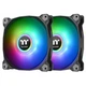 Кулер для корпусу ThermalTake Pure Duo 12 ARGB Sync Radiator Fan 2 Pack Fan (CL-F115-PL12SW-A) - зображення 5