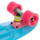 Скейт пенні борд Penny My Go Fish Skateboards SOFT 401-6 22" Blue, рожеві колеса - зображення 4