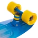 Скейт пенні борд Penny My Go Fish Skateboards ABSTRACT 4442-5 22" Pink Blue-Red, жовті колеса - зображення 4