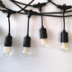Вулична гірлянда з ретро лампами LED Edison 15шт на сонячній батареї - зображення 2