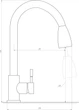 Смеситель-кран кухонный GLOBUS LUX Alpen SBT1-2031 - изображение 5