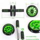 Колесо для преса фітнес Зелений Double Wheel ABS Health Abdomen Round Подвійне (1521HARTRNJR) CLS55 - зображення 3
