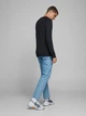 Джемпер Jack & Jones JORFUEL KNIT CREW NECK LTN M Темно-синий 12180413SkyCaptain - изображение 3