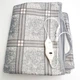 Электропростынь электро грелка электрическая простынь одеяло electric blanket150*160 см 120 Вт клетчатая серая - изображение 4