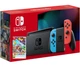 Nintendo Switch Neon Blue-Red (Upgraded version) + Игра Paper Mario: The Origami King - изображение 1