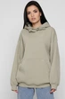 Женский худи oversize на флисе 38734 G&M xp-2759 M Размер цвет Хаки - изображение 6