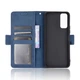 Чехол-книжка с кармашками Deexe Wallet Stand для VIVO Y20 (V2027) / Y12s - Navy Blue - изображение 3