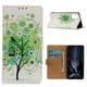 Чохол Deexe Life Style Wallet для Huawei P Smart 2021 - Green Tree - зображення 1