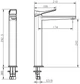 Смеситель для раковины DEVIT Up 81X11120 - изображение 2