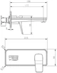 Змішувач для раковини DEVIT Up 8101X120 - зображення 2