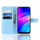 Чехол Luxury для Xiaomi Redmi 7 книжка голубой - изображение 2