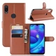 Чохол Luxury для Xiaomi Mi Play книжка Коричневий - зображення 1