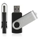 USB флеш накопитель eXceleram 16GB P1 Series Silver/Black USB 3.1 Gen 1 (EXP1U3SIB16) - изображение 4