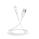 Кабель USB Borofone BX18, USB to Lightning, 2.4А, 1m, белый - изображение 4
