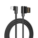 Кабель Hoco U37 USB to MicroUSB 1.2m чорний - зображення 3