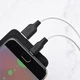 Кабель Hoco X21 Plus USB to MicroUSB 1m чорно-білий - зображення 2