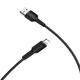 Кабель USB Borofone BX16, USB to Lightning, 1m, чорний - зображення 2