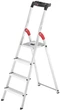 Стремянка алюминиевая Hailo L60 Standard Line 4 ступени (8160407) - изображение 1