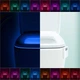 LED підсвічування Light Bowl для унітазу з датчиком руху у вигляді світильника нічника на 8 кольорів - изображение 4