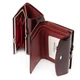 Женский компактный кожаный кошелек Sergio Torretti PR-230725-37810 бордовый - изображение 2