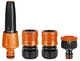 Распылитель струйный Claber 2 коннектора 1/2" аквастоп, адаптер коннектора 1 / 2-3 / 4" (88020000) - изображение 1
