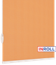 Ролета тканевая INROLL Есо-Mini 90х185 см Camila Персиковый A617 - изображение 4