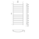 Сушка для рушників WarmShop T18 600x325 (31060032) - зображення 3