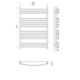 Сушка для рушників WarmShop T27/16 910x500 (31091050) - зображення 3