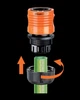 Распылитель струйный Claber + коннектор 1/2" аквастоп (88000000) - изображение 2