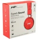 Бездротові Bluetooth стерео навушники NIA X3 Plus з МР3 та FM Red - зображення 2