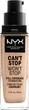 Рідка тональна основа NYX Professional Makeup Can`t Stop Won`t Stop 24-Hour Foundation 06 Vanilla 30 мл (800897157210) - зображення 2
