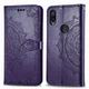 Шкіряний чохол (книжка) Art Case з візитницею для Xiaomi Redmi Note 7 / Note 7 Pro / Note 7s Фіолетовий Без бренду - зображення 2