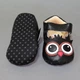 Пинетки "Совы" My First Shoes для девочки 11 см (длина подошвы) Черные 17069 - изображение 5