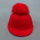 Капелюх Fashion kids з помпоном для дівчинки 54 см Червона 17199 - зображення 3