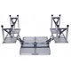 Алюминиевый стол для пикника раскладной со 4 стульями Folding Table 85х67х67 см (Серебристый) (IM 46620) - изображение 4