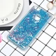Чехол Glitter для Xiaomi Redmi Note 5a / Note 5а Pro / 5a Prime 3/32 Бампер Жидкий блеск синий - изображение 2