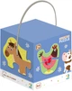 Пазл DoDo 6 в 1 Домашние животные 6 пазлов по 2/3/4 элемента (300152) (4820198240882) - изображение 1