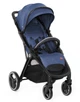 Прогулянкова коляска BabyZz B100-03 Демісезонна Синя на Чорній рамі+Дощовик CH200313 - зображення 1