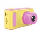Дитячий цифровий фотоапарат Smart Kids Camera V7 жовто-рожевий - зображення 1