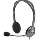Навушники з мікрофоном Logitech H111 Gray Silver (981-000593) - зображення 1