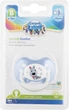 Пустышка силиконовая круглая Canpol babies Cute animals 6-18 месяцев Голубая (22/596 Блакитний) - изображение 3