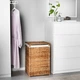 Корзина для белья из ротанга IKEA BRANÄS БРАНЕС 80л, 202.147.31 - изображение 4