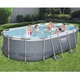 Овальный каркасный бассейн Bestway 56620 Power Steel Frame Pool (427х250х100 см) - изображение 4